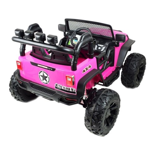 JEEP NA AKUMULATOR BROTHERS , WSPOMAGANIE KIEROWNICY, MIĘKKIE KOŁA, MIĘKKIE SIEDZENIE 24V - 400W/JEEP-JC-666