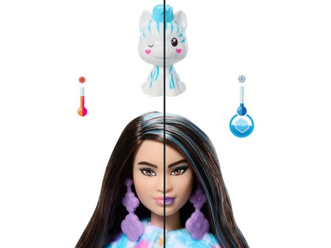 Mattel Barbie lalka Cutie Reveal Słodkie marzenia ZEBRA + akcesoria