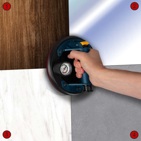 Przyssawka do płytek próżniowa z pompką do 200 kg Humberg HM-161