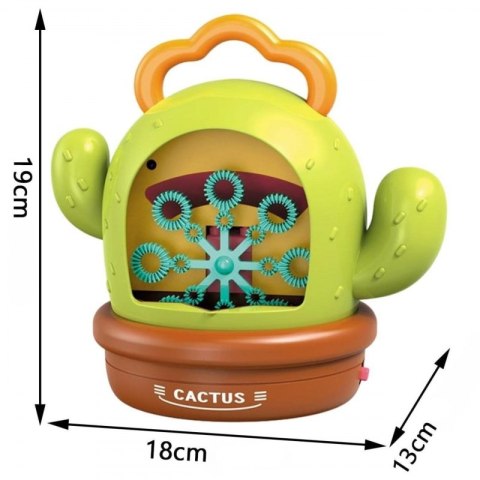 WOOPIE Kaktusowa Elektryczna Maszyna Do Bąbelków Efekty Dźwiękowe i Świetlne