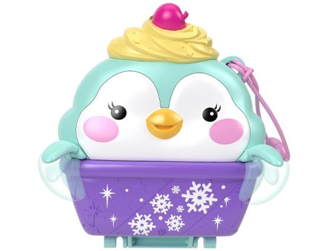 Zestaw Polly Pocket Śnieżny pingwinek zamykany domek figurki akces