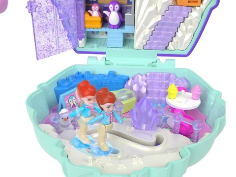 Zestaw Polly Pocket Śnieżny pingwinek zamykany domek figurki akces
