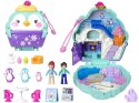 Zestaw Polly Pocket Śnieżny pingwinek zamykany domek figurki akces