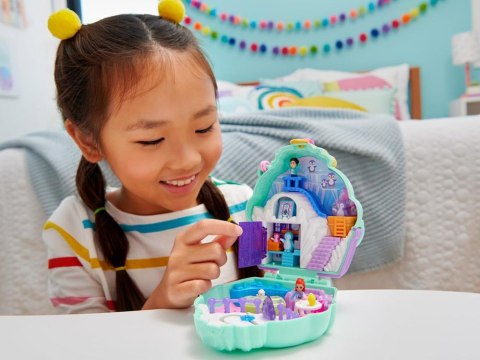 Zestaw Polly Pocket Śnieżny pingwinek zamykany domek figurki akces