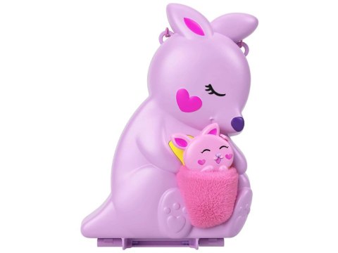Zestaw Polly Pocket Torebka kangurek składany domek figurki