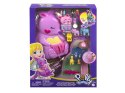 Zestaw Polly Pocket Torebka kangurek składany domek figurki