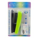 Zszywacz Biurowy Zielony Do 30 Kartek Zestaw Zszywek 24/6 13cm