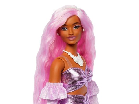 Mattel Barbie Deluxe Style różowa lalka modowa w sukience ZA6030