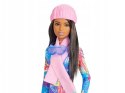 Mattel Barbie You Can Be Anything lalka ZIMOWA + sanki ZA6033