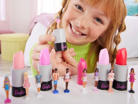 Mattel Mini Barbie Land LALKA niespodzianka w szmince Barbie lub Ken