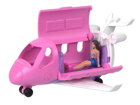Mattel Mini Barbie Land Lalka pilotka + samolot ZA6038 A