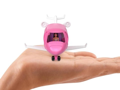 Mattel Mini Barbie Land Lalka pilotka + samolot ZA6038 A