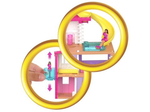 Mattel Mini BarbieLand Domek dla lalek + lalka i pupil + akcesoria