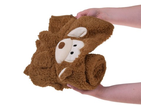 Miękki Kocyk MAŁPKA przytulanka poduszka ZA0724