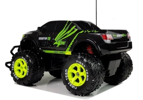 Ogromny Jeep Rampage R/C Czarny MONSTER TRUCK zdalnie sterowany
