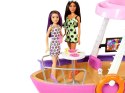 Mattel Barbie Motorówka dla lalek z TRANSFORMACJA WNĘTRZ + akcesoria