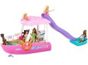 Mattel Barbie Motorówka dla lalek z TRANSFORMACJA WNĘTRZ + akcesoria