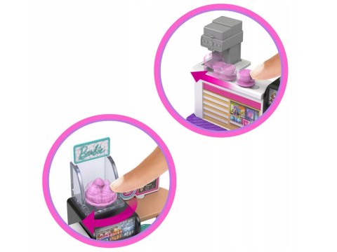 Mattel Mini Barbie Land Lalka cukierniczka + cukiernia i akcesoria