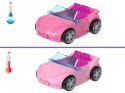 Mattel Mini Barbie Land Lalka kierowca pojazdu + autko kabriolet F
