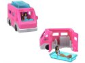 Mattel Mini Barbie Land Lalka turystka + autko kamper C