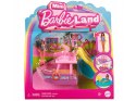 Mattel Mini Barbie Land Lalka wakacyjna + jacht ze zjeżdżalnią B