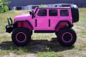 OLBRZYMI JEEP NA AKUMULATOR SPEED, SUPER RÓŻ, MIĘKKIE KOŁA, SIEDZENIE, APLIKACJA/DLS-X15A