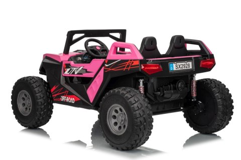 Auto samochód na akumulator  Buggy RTR Monster Speed 4x4 Różowy