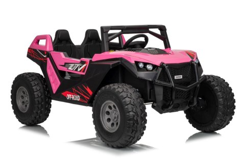 Auto samochód na akumulator  Buggy RTR Monster Speed 4x4 Różowy