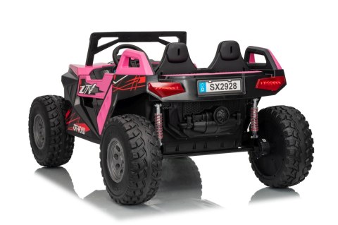 Auto samochód na akumulator  Buggy RTR Monster Speed 4x4 Różowy