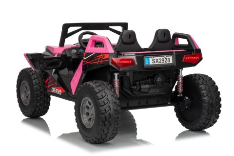 Auto samochód na akumulator  Buggy RTR Monster Speed 4x4 Różowy