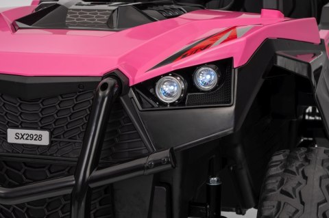 Auto samochód na akumulator  Buggy RTR Monster Speed 4x4 Różowy