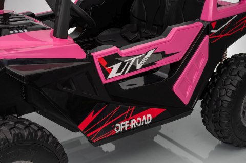 Auto samochód na akumulator  Buggy RTR Monster Speed 4x4 Różowy