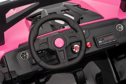 Auto samochód na akumulator  Buggy RTR Monster Speed 4x4 Różowy