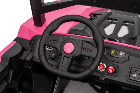 Auto samochód na akumulator  Buggy RTR Monster Speed 4x4 Różowy