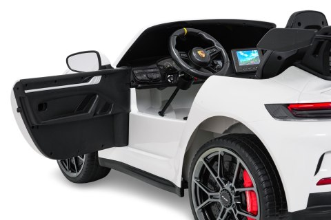 4x200W Auto samochód na akumulator  Porsche 911 GT3 Biały MP4