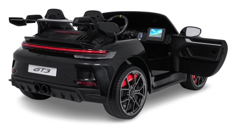 4x200W Auto samochód na akumulator  Porsche 911 GT3 Czarny MP4