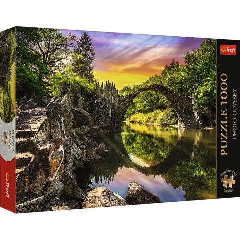 Puzzle- 1000 Premium Plus - Photo Odyssey: Most Rakotza w Kromlau, Niemcy FSC Mix 70%