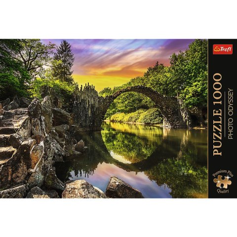 Puzzle- 1000 Premium Plus - Photo Odyssey: Most Rakotza w Kromlau, Niemcy FSC Mix 70%