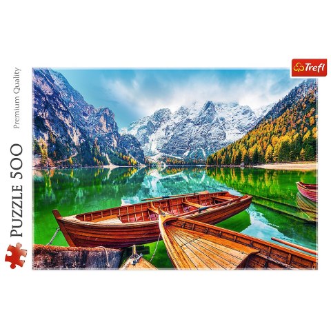 Puzzle - 500 - Jezioro Braies, Włochy