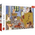 Puzzle - 500 - Pokój van Gogha Psia Rewolucja FSC Mix 70%