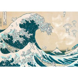 Puzzle - 500 - Wielka kocia fala FSC Mix 70%