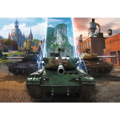 Puzzle - 500 - World of Tanks: Czas na akcję! FSC Mix 70% - WARGAMING World of Tanks