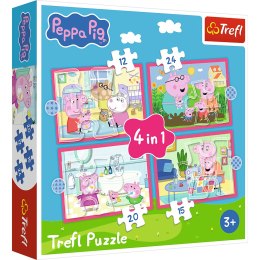 34672 4w1 (12,15,20,24) - Peppa uwielbia przygody - Peppa Pig FSC Mix 70%