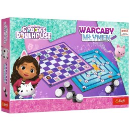 Gra Warcaby I Młynek Gabby's Dollhouse Trefl 02800