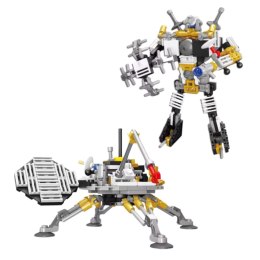 Klocki Konstrukcyjne Lądownik Marsjański Robot Kosmiczny 2w1 146 el.