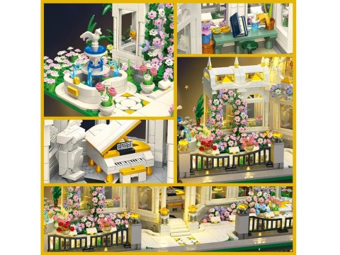 Klocki Neoklasyczny OGRÓD BOTANICZNY z efektami świetlnymi 2397ele