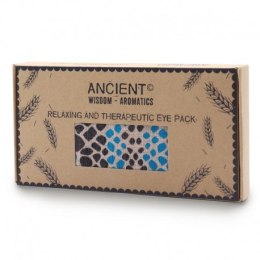 Lawendowa bawełniana poduszka na oczy w pudełku