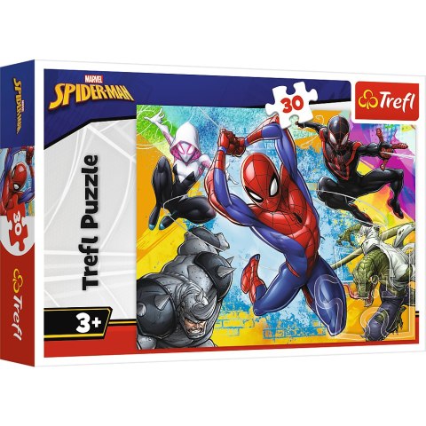 Puzzle 30 - Kolory Spider-Man"a - Disney Marvel Spiderman