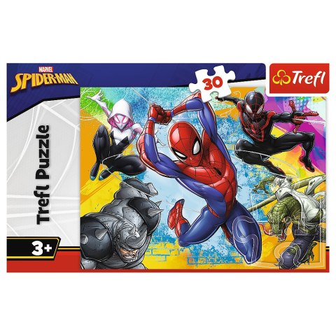 Puzzle 30 - Kolory Spider-Man"a - Disney Marvel Spiderman