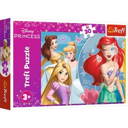 Puzzle - 30 - Piękny dzień księżniczek - Disney Princess
